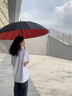 慕妮薇德國超大雙層自動(dòng)雨傘加大加厚加固抗風(fēng)暴雨專(zhuān)用長(cháng)柄雙人三人男士 124CM氣質(zhì)黑【標準1-2人*10骨 】 曬單實(shí)拍圖