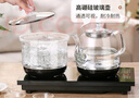 榮事達(dá)（Royalstar）全自動(dòng)上水茶臺(tái)燒水壺電熱水壺?zé)蟛枰惑w機(jī)茶桌功夫茶燒水壺嵌入式 1L 消毒款【底盤同時(shí)加熱】（37*20cm) 曬單實(shí)拍圖