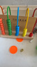 計數器小學(xué)生一二年級專(zhuān)用算術(shù)架數學(xué)教具兒童算珠神器五檔計算架 [90%人選擇]實(shí)木五檔計數器 曬單實(shí)拍圖