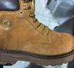 駱駝（CAMEL）王俊凱同款大黃靴戶(hù)外秋冬高幫馬丁靴男 G15W076038R 沙漠黃 41 曬單實(shí)拍圖