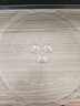 鯨萬(wàn)薈適用美的格蘭仕微波爐玻璃轉盤(pán)M1-211A/213C 24.5cm托盤(pán) Y型底玻璃底盤(pán) W814 曬單實(shí)拍圖