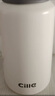 希樂（cille）保溫杯大容量男女戶外露營便攜茶杯手提杯子雙飲水杯雪球白 曬單實拍圖