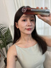 歐泉琳美容儀家用臉部提拉緊致神器面部抗衰瘦臉煥膚紅藍照光精華導入儀 【升級版】贈2件保濕套裝 曬單實(shí)拍圖