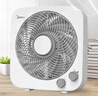 美的（Midea）電風(fēng)扇 家用臺式桌面小風(fēng)扇鴻運扇宿舍臥室節能電扇臺扇轉頁(yè)扇輕音低噪五葉風(fēng)扇 KYT25-22MW 曬單實(shí)拍圖