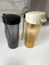 特百惠（Tupperware）茶韻500ML塑料杯男女士學(xué)生夏季運(yùn)動(dòng)水杯子便攜七夕送禮 奶茶棕 曬單實(shí)拍圖
