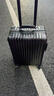 RIMOWA【ROSé同款】日默瓦Classic21寸經(jīng)典鋁鎂合金行李箱旅行箱 黑色 21寸 【適合3-5天短途旅行】 曬單實(shí)拍圖