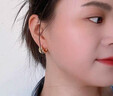 伊燦水滴金屬耳環(huán)女復(fù)古小眾設(shè)計(jì)感耳圈氣質(zhì)洋氣耳飾2025新款爆款耳釘 水滴金屬耳環(huán)大號(hào) 曬單實(shí)拍圖