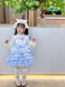 G.DUCKKIDS童裝洛麗塔公主裙女童連衣裙春秋季新款玉桂狗萬(wàn)圣節服裝蓬蓬裙女 裙子+打底襯衣 130 尺碼7~8歲【120-130cm】 曬單實(shí)拍圖