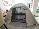 牧高笛（MOBIGARDEN）晴日 戶(hù)外徒步露營(yíng)防曬防風(fēng)防雨雙層透氣鋁桿三季帳篷 【涂銀款】三人-象牙白 曬單實(shí)拍圖
