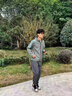 Walker Shop運動(dòng)套裝男士跑步速干衣外套體育晨跑服戶(hù)外新款訓練健身衣服 綠色五件套-【無(wú)后腰袋】加絨 2XL【建議160-180斤】 曬單實(shí)拍圖