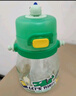 babycare兒童水杯寶寶喝水防摔兒童吸管杯霸王龍雙飲口大肚杯-600ml安波綠 曬單實(shí)拍圖