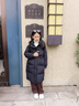 迪士尼（Disney）女大童羽絨服冬季2024新款兒童洋氣初中生女童加厚寬松中長(cháng)款外套 黑色 衣服偏大.不要貪大 150cm 充絨量245克 曬單實(shí)拍圖