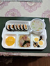 瓷之美純白陶瓷分格盤減脂餐盤5格分餐早餐盤公司食堂餐盤用盤子深盤3CM 深盤純白五格盤+雙耳碗 1個 31.5cm 曬單實拍圖