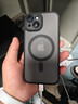 雅思戀 【強力磁吸充電】全包膚感磨砂黑適用iPhone17手機殼蘋(píng)果手機保護殼MagSafe磁吸超薄漸變 黑色 【簡(jiǎn)約高級，鏡頭全包】 iPhone 15 曬單實(shí)拍圖