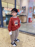 GUYN兒童衛衣套裝春秋款2025新款男孩小兒童秋季上衣寶寶秋裝運動(dòng)套裝 紅色套裝春秋款【上衣+褲子】 80 默認尺碼14 曬單實(shí)拍圖