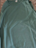 俞兆林（YUZHAOLIN）冰絲背心男士夏季速干砍袖網(wǎng)眼無袖t恤大碼男 【兩件(純色)】深灰+水綠 4XL  【建議160-180斤】 曬單實拍圖