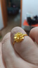 周六福足金黃金女指牡丹花女AA017509活口13號約2.77g生日禮物計價(jià) 曬單實(shí)拍圖