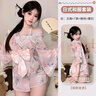 性感內衣2025新款床上日系和服肚兜誘惑制服情取床上趣味套裝qqny 粉色文胸+T褲+睡袍+腰封 均碼80-125斤 曬單實(shí)拍圖
