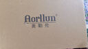 奧勒倫（Aorllun）男鞋真皮休閑皮鞋男士運動(dòng)春秋款旅游鞋減震輕便軟底休閑鞋 系帶灰色 39 曬單實(shí)拍圖