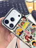 米弗希 適用蘋(píng)果17promax手機殼新款iphone17pro抽象女孩air高級16防摔15男女14/13網(wǎng)紅12卡通彩銀保護套 【電鍍黑-抽象女孩】彩銀IMD-磨砂抗指紋 iphone 17 Pr 曬單實(shí)拍圖