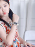 迪士尼學(xué)生智能手環(huán)女初中手表12-16歲跑步鬧鐘防水兒童電子手表 奶白色 曬單實(shí)拍圖