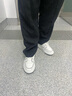 森馬（Senma）男鞋2025春季新款青少年運(yùn)動(dòng)休閑國(guó)潮鞋子男士輕便小白鞋百搭板鞋 108白黑 42 曬單實(shí)拍圖