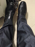 意爾康男鞋打孔透氣商務(wù)休閑皮鞋一腳蹬爸爸鞋涼鞋男 96428W黑色41 曬單實(shí)拍圖