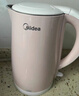 美的（Midea）電熱水壺家用電水壺燒水壺 雙層防燙 0涂層食品級304不銹鋼 1500W快速沸騰 1.7L大容量 HJ1705 曬單實拍圖