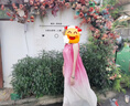 德瑪納【丁達爾穿搭】夏飄逸粉漾漸變雪紡吊帶沙灘裙立體花朵A字連衣裙 曬單實(shí)拍圖