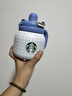 星巴克（Starbucks）杯子回歸校園系列雙飲口不銹鋼杯大容量便攜水杯男女中秋國慶禮物 雙飲口不銹鋼杯590ml 曬單實(shí)拍圖