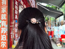 奢蔻（Cercoo）小號花朵發(fā)夾水鉆夾子韓式橫夾頂夾后腦勺夾子媽媽款 曬單實(shí)拍圖