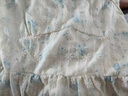 瑜尚臻品 茶歇法式刺繡碎花連衣裙女夏蕾絲拼接氣質(zhì)收腰絕美溫柔初戀長(zhǎng)裙 連衣裙【藍(lán)色 S】 曬單實(shí)拍圖