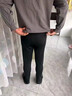 南極人（Nanjiren）無(wú)痕保暖褲男士抗菌防螨打底褲秋冬季遠紅外升溫抗靜電秋褲2條裝 黑色+麻灰 【抗靜電】 XL 【建議140-160斤】 曬單實(shí)拍圖