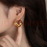 伊黛兒輕奢高級感吊墜耳環(huán)女小眾獨特金屬耳飾耳墜2025新款耳圈生日禮物 E3672日韓金屬耳圈 曬單實(shí)拍圖