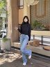 Calvin KleinJeans【復刻90系列】25春夏女士ck淺色復古直筒牛仔褲47B908G W99-牛仔淺藍 26 曬單實(shí)拍圖