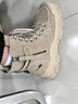 回力（Warrior）男鞋2025新款秋冬季加絨加厚保暖防寒馬丁棉靴棉鞋男工裝作戰靴男 卡其 42 曬單實(shí)拍圖