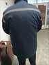 耐帝冬季防靜電工作服加厚勞保服中石化石油加油站中長(cháng)款棉大衣防寒服 【棉衣】-藏藍色/S2203款（網(wǎng)格防靜電） XL (175) 曬單實(shí)拍圖