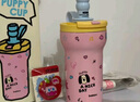 BABLOV保溫杯女士陶瓷覆膜內(nèi)膽水杯高顏值雙飲兒童吸管保冷杯子女生禮物 曬單實(shí)拍圖