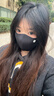 李寧保暖口罩秋冬季騎行面罩男女士防寒防風(fēng)塵面罩加厚騎車(chē)可水洗口罩 曬單實(shí)拍圖