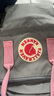 FJALLRAVEN北極狐雙肩包男女背包書包23561-021-312霧灰/粉色7L 七夕 曬單實(shí)拍圖