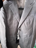 報喜鳥(niǎo)純羊毛西服套裝 商務(wù)男士單開(kāi)叉直筒外套KEBB251012U灰色48A 曬單實(shí)拍圖