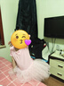舞東方舞蹈服兒童女秋冬長袖芭蕾舞裙女孩幼兒中國舞跳舞衣服女童練功服 粉色（短袖） 120  (高110-120cm 重33-38斤) 曬單實拍圖