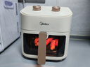 美的（Midea）空氣炸鍋透明可視免翻面7升實(shí)用大容量家用多功能無油炸外酥里嫩不沾易清洗電炸鍋烤箱 MF-KZE7001 曬單實(shí)拍圖