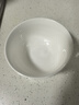 瓷秀源純白唐山骨瓷碗家用套裝微波爐米飯碗面碗粥碗防燙吃飯餐具陶瓷碗 4.5英寸金鐘碗10個(gè) 曬單實(shí)拍圖
