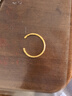 老鋪黃金古法手工足金手環(huán) · 青銅紋手鐲 圓桿款55-57號金重約56.6g 曬單實(shí)拍圖