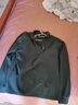 LEEVZFND輕奢長(cháng)袖POLO衫男秋冬季新款寬松翻領(lǐng)加肥加大碼T恤商務(wù)休閑上衣 藏青 【品牌男裝】限量款 XL 【130-150斤】 曬單實(shí)拍圖