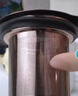 膳魔師（THERMOS）保溫杯400ml帶茶濾男女泡茶咖啡杯學(xué)生教師節(jié)禮物TEMC-400珍珠白 曬單實(shí)拍圖