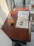 木藝生高端實(shí)木電動(dòng)升降桌書(shū)桌電腦桌臺式電競辦公桌子四立柱升降工作臺 升級線(xiàn)盒3cm胡桃色-4立柱雙電機 120*60【免費送裝】 曬單實(shí)拍圖