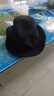 帽子男民國復古新上海灘許文強黃曉明毛呢禮帽子凹造型的爵士帽潮 黑色 59厘米 曬單實(shí)拍圖