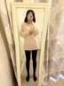 寶娜斯打底褲女加絨光腿神器秋冬棉豎條加厚保暖瘦腿光腿連褲襪 曬單實(shí)拍圖